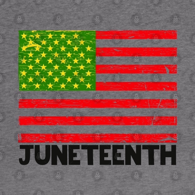 Juneteenth //// Vintage Style Flag #2 by DankFutura